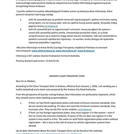 Apartment Masarska Krakau